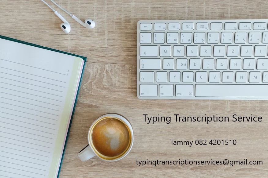 Typing Transcription Service for South Africa